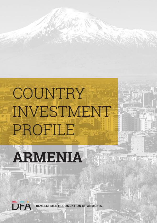 Armenia: Country Investment Profile/ BA