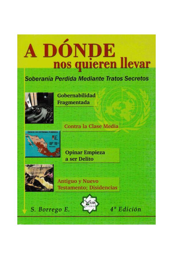 ¿ADÓNDE NOS QUIEREN LLEVAR? - SALVADOR BORREGO PDF ¿A dónde nos quieren llevar?