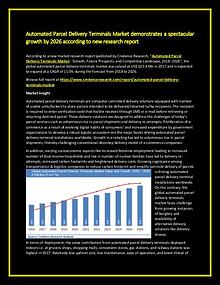 Automated Parcel Delivery Terminals Market