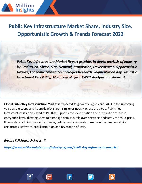 Public Key Infrastructure Market