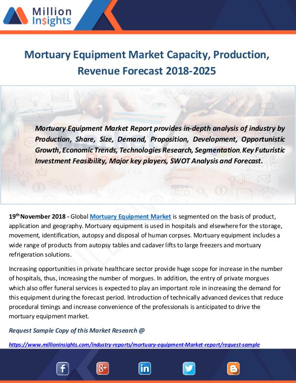 Mortuary Equipment Market