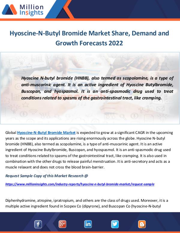 Industry and News Hyoscine-N-Butyl Bromide Market