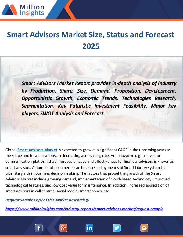 Industry and News Smart Advisors Market