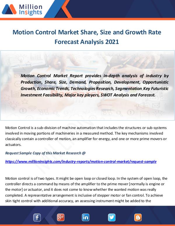 Motion Control Market