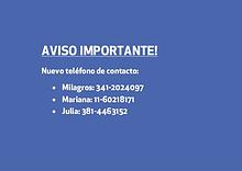 Cambio de teléfono de contacto