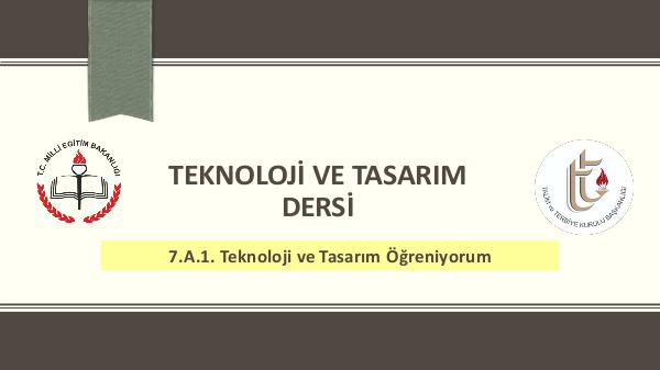 Şehit Yusuf Alsancak Ortaokulu 1-Teknoloji ve Tasarım Öğreniyorum-7