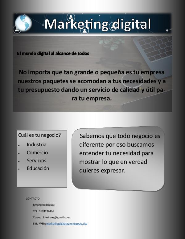 Marketing digital AyM portafolio