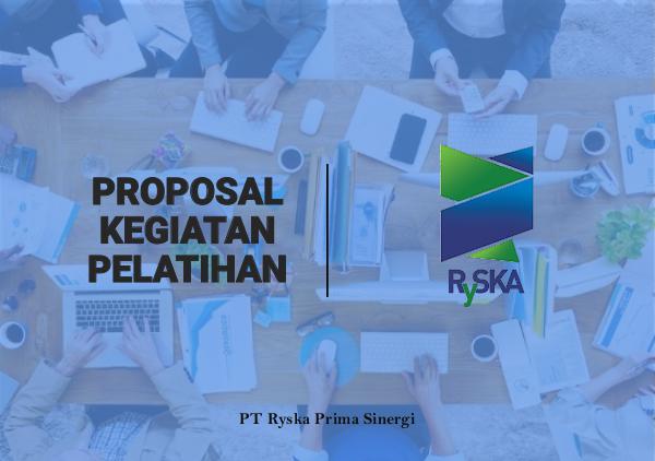 Proposal Kegiatan Pelatihan Proposal Kegiatan Pelatihan