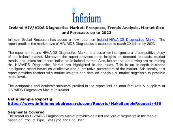 Ireland HIVAIDS Diagnostics Market - Infinium Glob