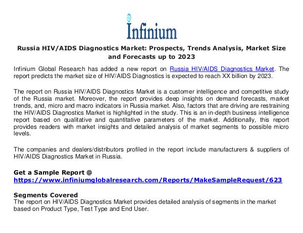 Russia HIVAIDS Diagnostics Market - Infinium Globa