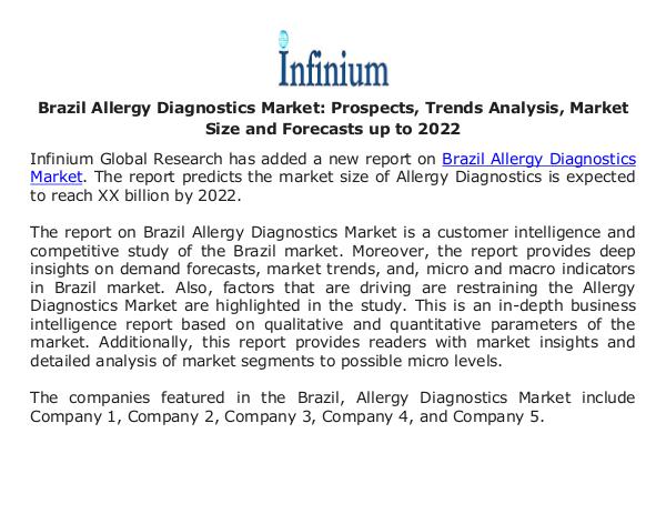 Brazil Allergy Diagnostics Market - Infinium Globa