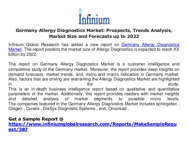 Germany Allergy Diagnostics Market - Infinium Glob