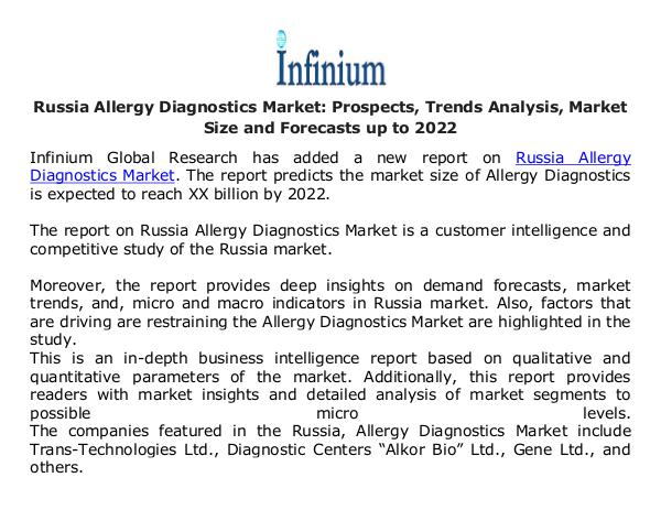 Russia Allergy Diagnostics Market - Infinium Globa