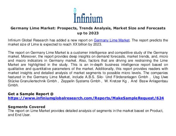 Germany Lime Market - Infinium Global Research