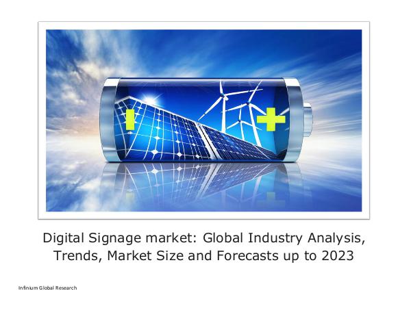 Africa Baby Care Products Market - Infinium Global Research Digital Signage market Global Industry Analysis, T