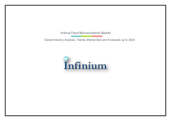 Animal Feed Micronutrients Market