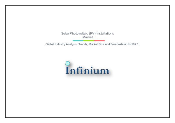 Infinium Global Research Solar Photovoltaic (PV) Installations Market