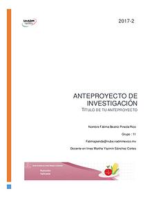 Anteproyectos FIN-11-2017-2