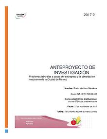 Anteproyectos FIN-11-2017-2