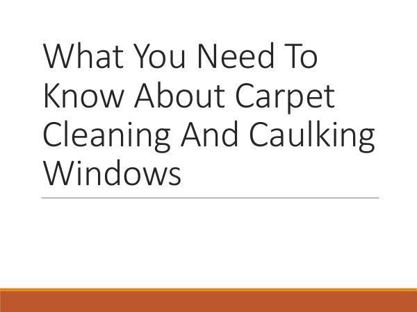 What You Need To Know About Carpet Cleaning