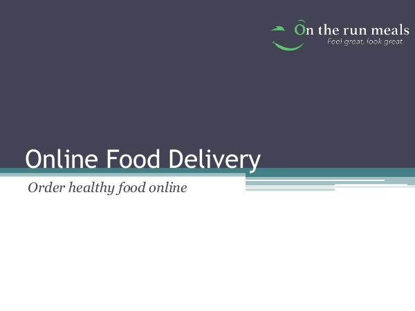 How To Order healthy food online