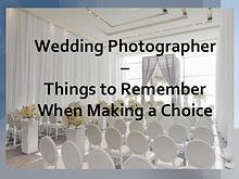 Wedding Photography Tips