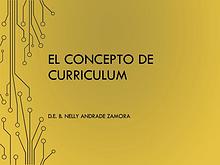 Curriculum, linea del tiempo conceptual.