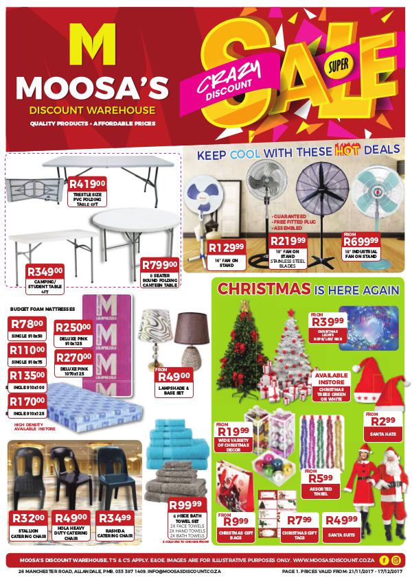 Moosas Nov 2017 Specials Moosa's Nov 2017