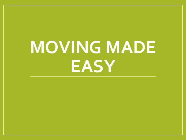 Moving Made Easy