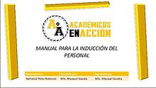 Manual de normas y políticas de inducción, Académicos en Acción