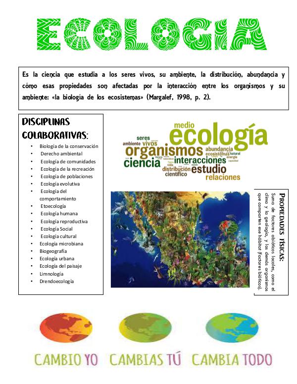 Revista ecología. Revista ecología.