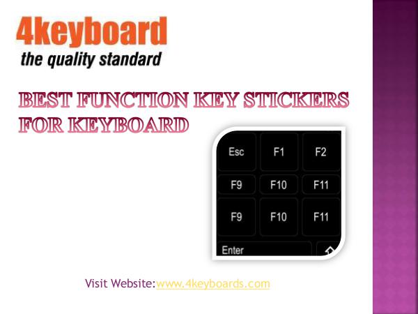 Best Function Key Stickers For Keyboard