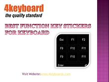 Best function key stickers for keyboard