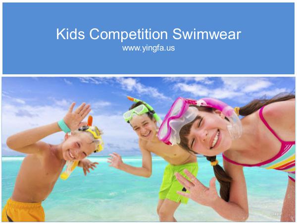 Kids Competition Swimwear Kids Best Flexible Competition Swimwear