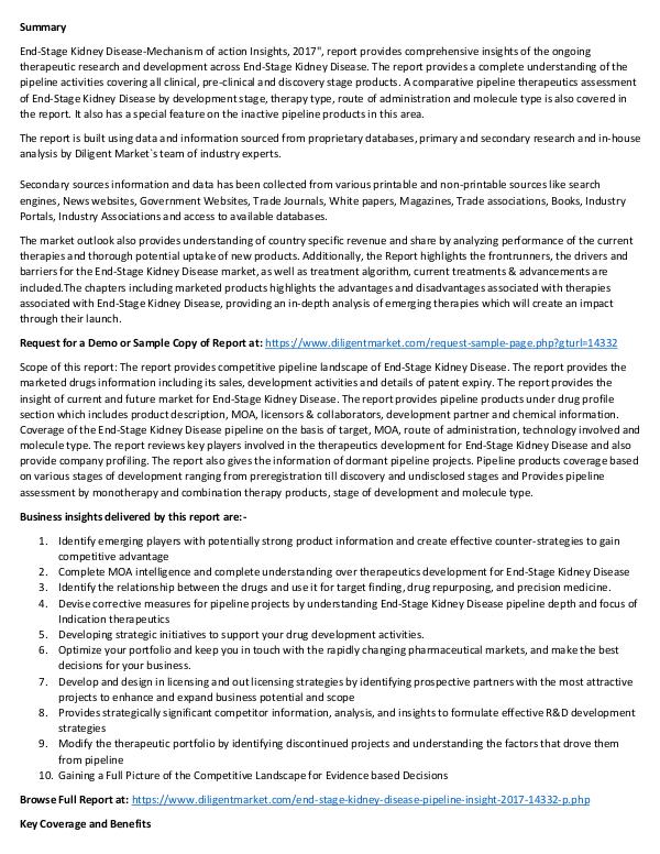 Market Research End-Stage Kidney Disease