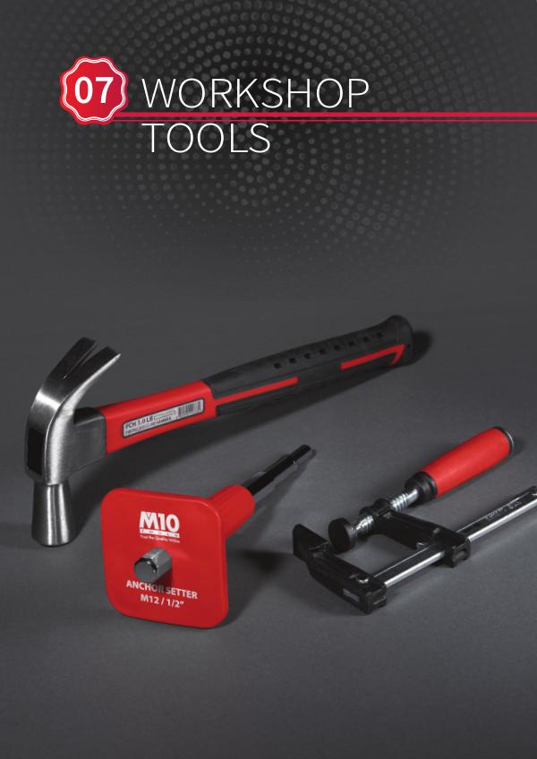 M10 Tools Chapter 7. WORKSHOP TOOLS 7. WORKSHOP TOOLS 2020