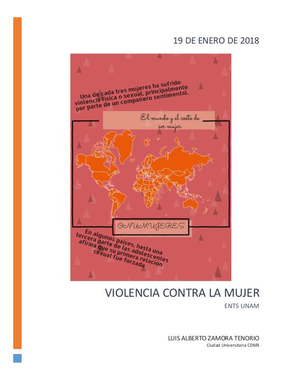 Violencia contra la mujer Proyecto luis alberto