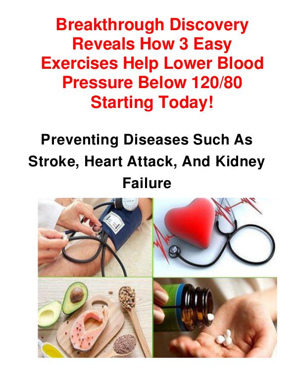 Blood Pressure Exercise Program Download Blood Pressure Exercise Program