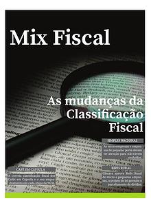 As mudanças da Classificação fiscal