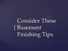 Basement Remodeling