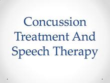 Speech Therapy