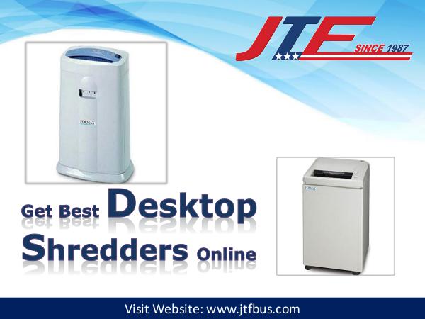 Get Best Desktop Shredders Online