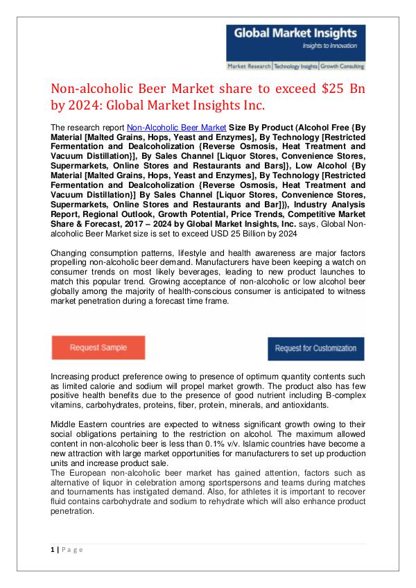 Non-alcoholic Beer Market-PDF