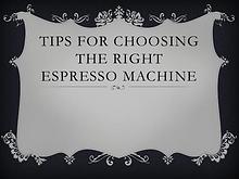 Espresso Machine - Saeco Espresso Machine | Breville | Delonghi