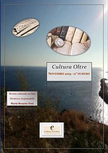 Rrivista Cultura Oltre - 11° numero- Novembre 2019