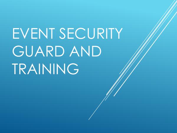 Northern Force Security Event Security Guard And Training