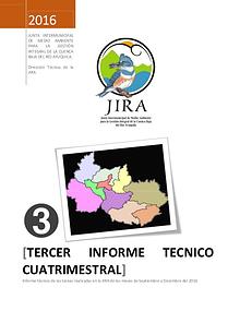 3er Informe cuatrimestral 2016