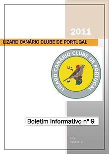 Boletim informativo do Lizard Canário Clube Português