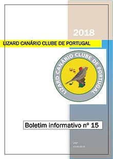 Boletim informativo do Lizard Canário Clube Português