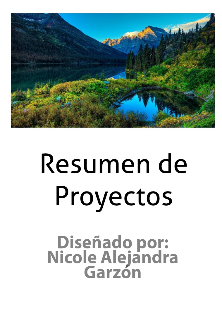 Resumen de Proyectos volumen 1